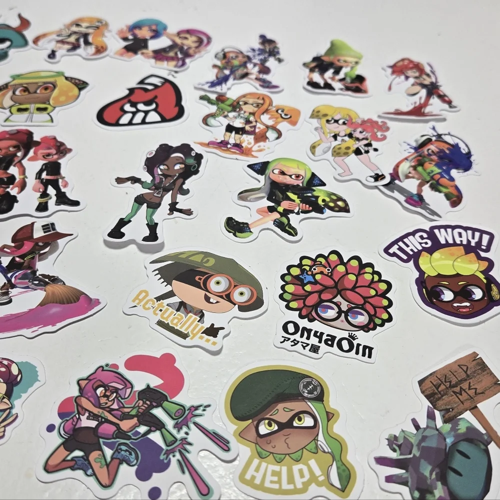 50 Platoon Video Game Character Stickers New In Plastic Seal